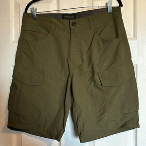 Brothers & Sons men’s green NWOT nylon cargo shorts size 32